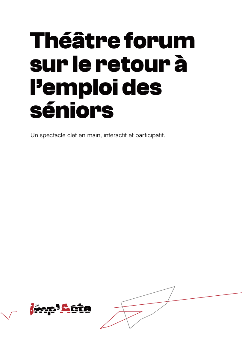 Th&eacute;&acirc;tre forum sur le retour &agrave; l&rsquo;emploi des s&eacute;niors image